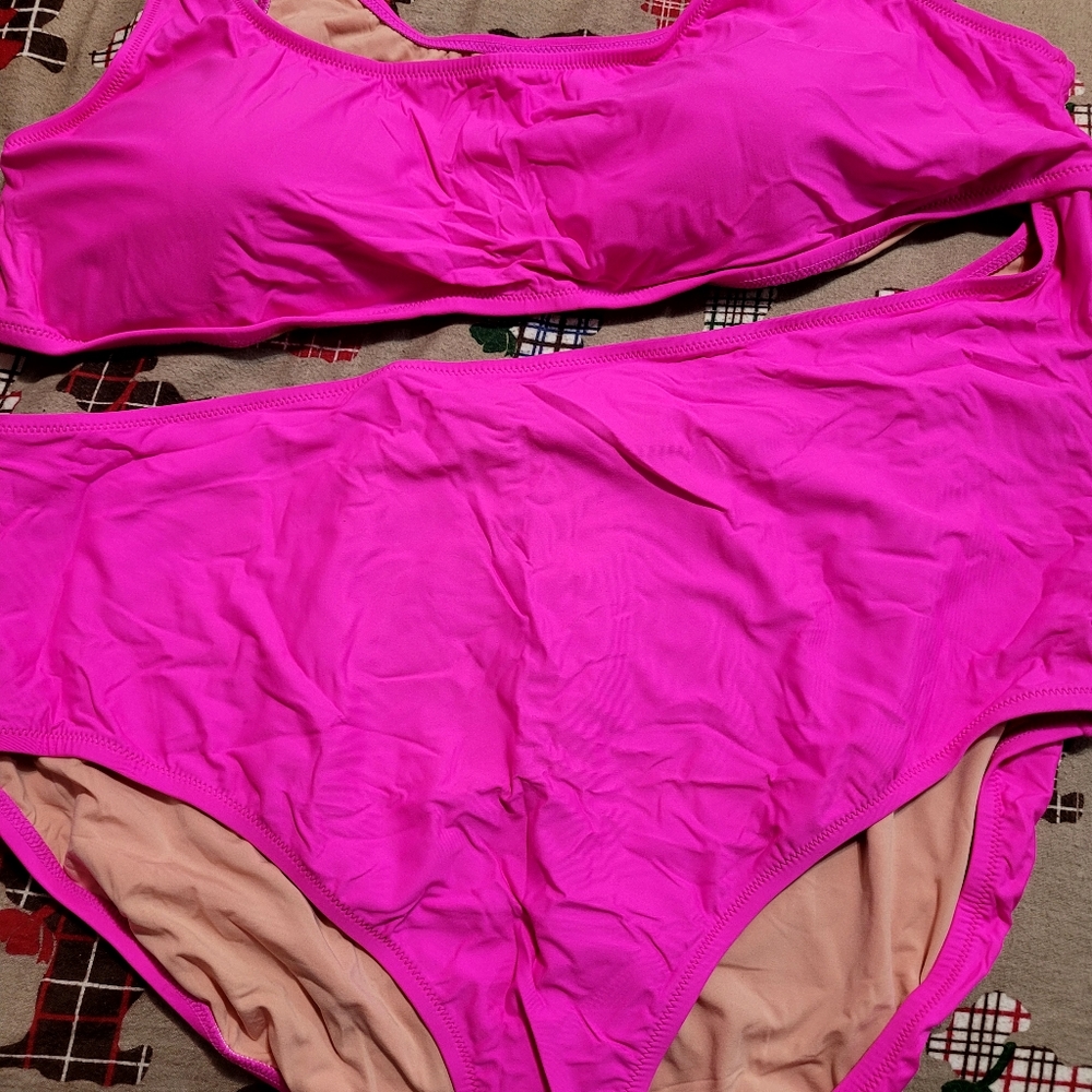 JCREW SWIMSUIT PINK PLUS SIZE 24